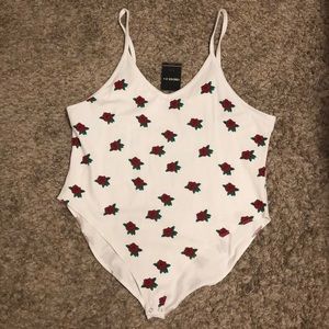 Plus Size Rose Bodysuit
